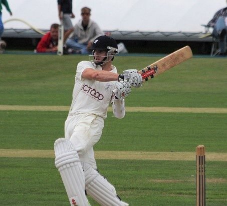 Georgia Plimmer New Zealand cricket match