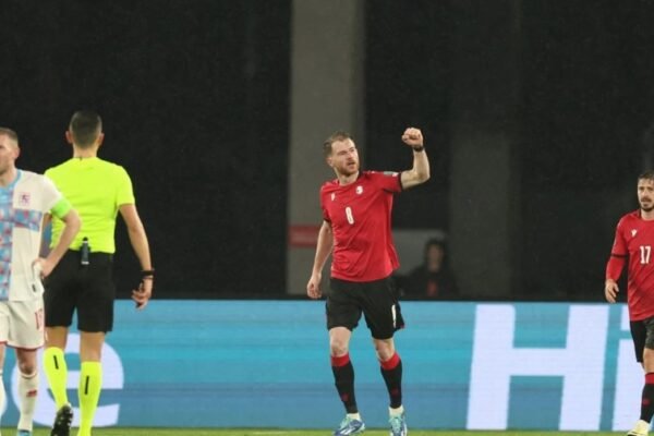 Georgia vs Ukraine football match