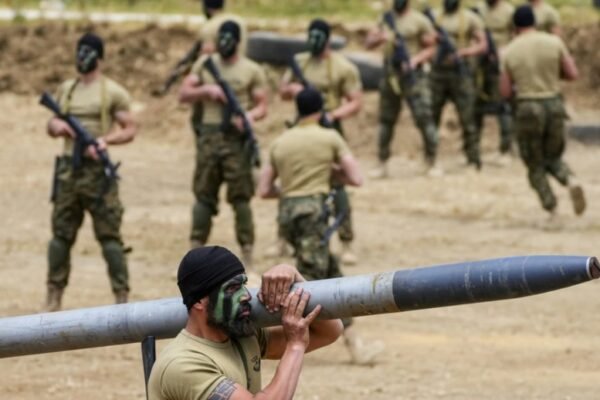 Hezbollah fighters Lebanon Israel