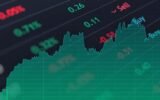 Indian stock market trading graph
