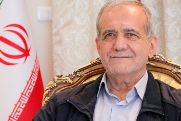 Iranian President Masoud Pezeshkian Georgian