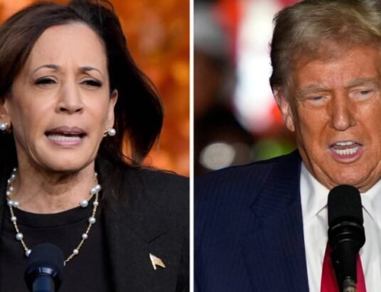 Kamala Harris Donald Trump election night results