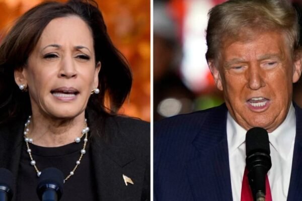 Kamala Harris Donald Trump election night results
