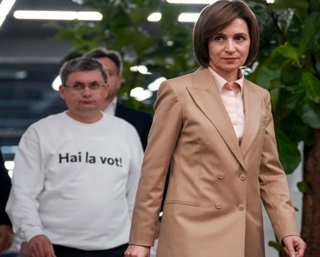 Maia Sandu Moldova election