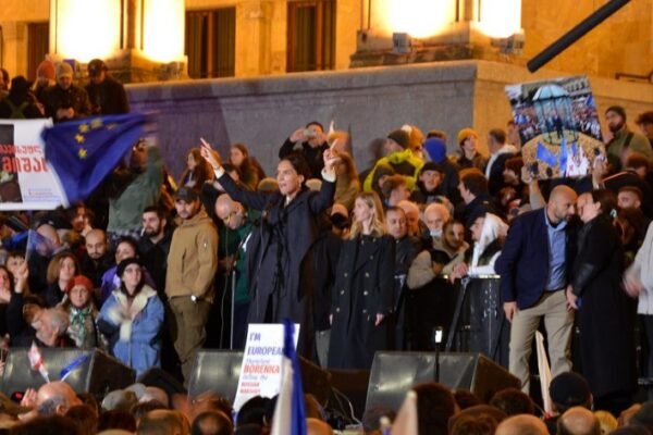 Tbilisi protest crowd