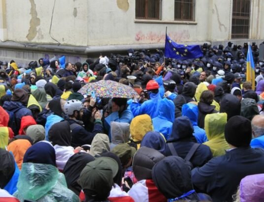 Tbilisi protest march