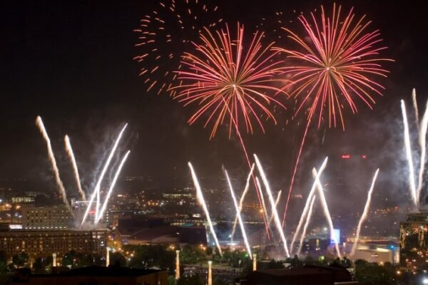 Atlanta skyline New Year
