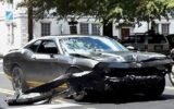 Car accident protest rally death