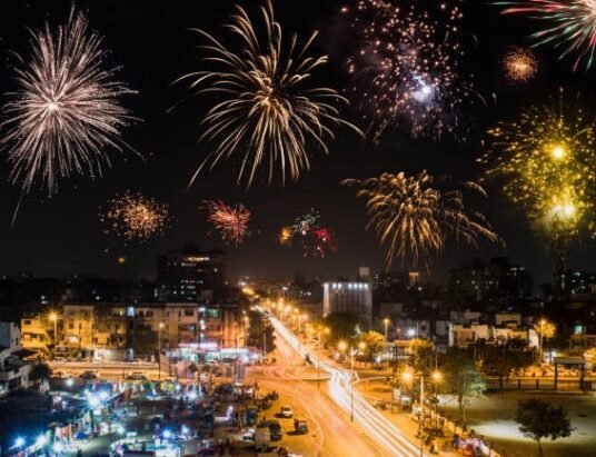 Delhi New Year's Eve celebration