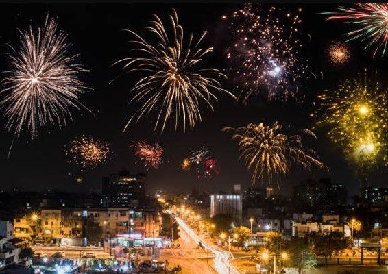 Delhi New Year's Eve celebration