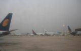 Delhi fog airport