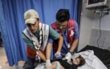 Gaza hospital damage raid