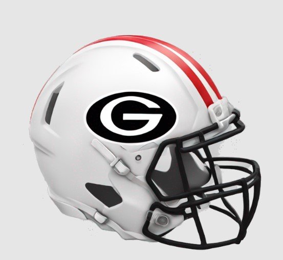 Georgia Bulldogs football helmet