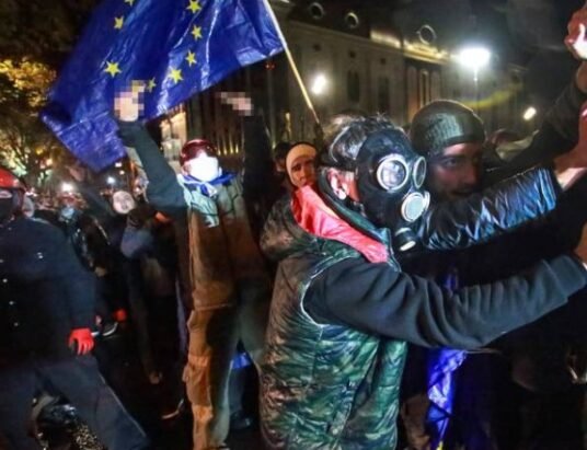 Georgia EU protests Tbilisi 2024