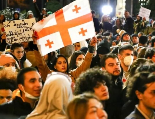 Georgia Tbilisi unrest protests