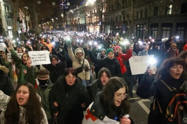 Georgia presidential inauguration protest