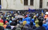 Georgia protests Tbilisi parliament December 2024