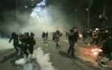 Georgian protesters clash with police in Tbilisi