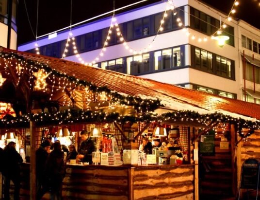 Germany Christmas market protest