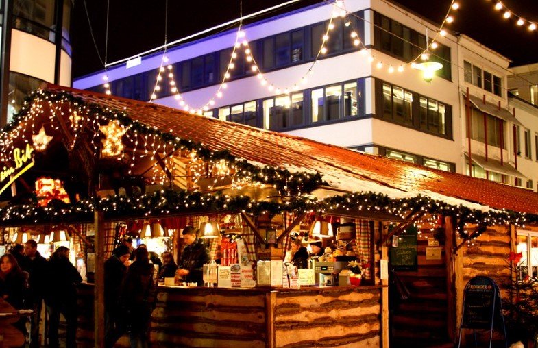 Germany Christmas market protest