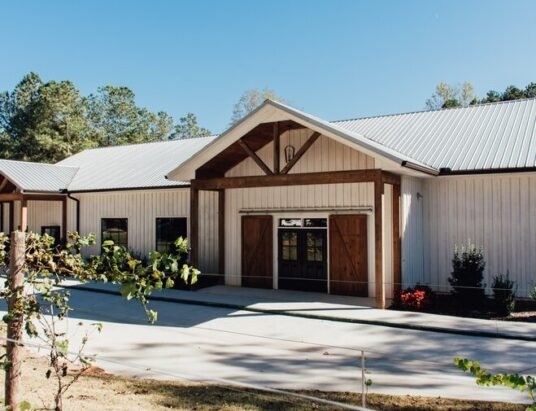 Koury Farms vineyard views Auburn Georgia