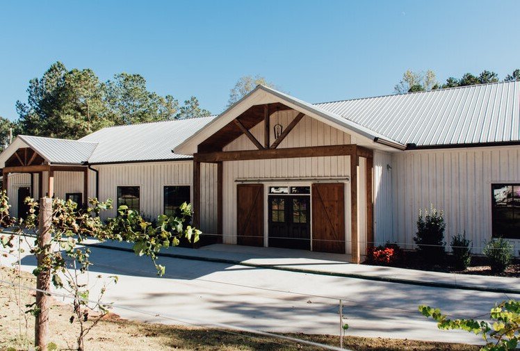 Koury Farms vineyard views Auburn Georgia