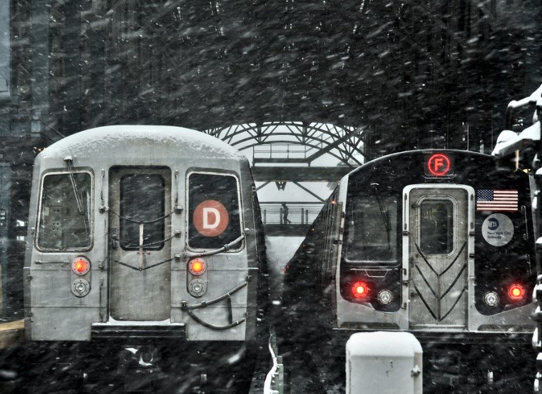 New York subway train Coney Island platform tragedy