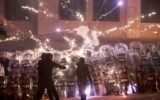 Protesters detained by police in Georgia