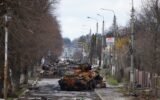 Russia-Ukraine conflict military tanks Donetsk