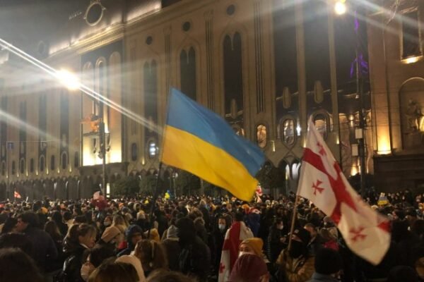 Rustaveli Avenue protest Georgia