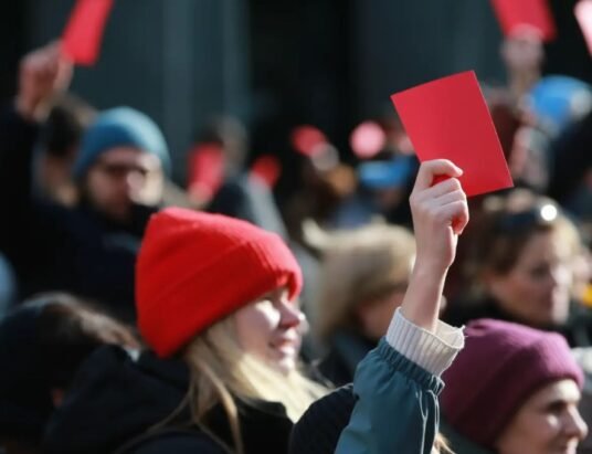 Tbilisi protest against Mikheil Kavelashvili