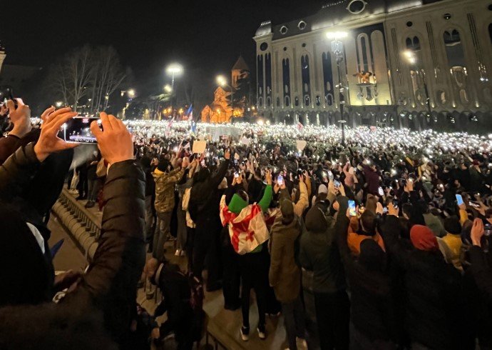 Tbilisi protests Georgia 2024