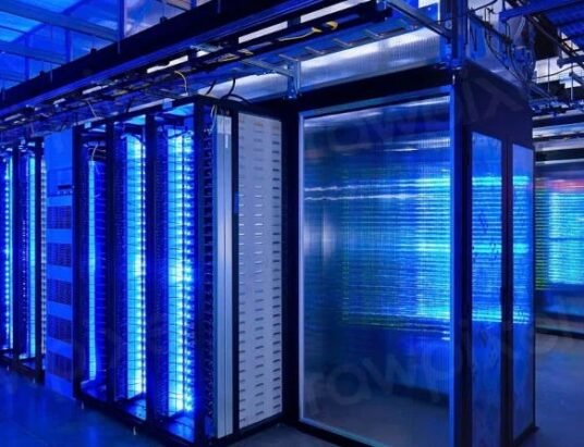 AWS data center server racks Georgia