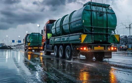 Bhopal toxic waste containers transport
