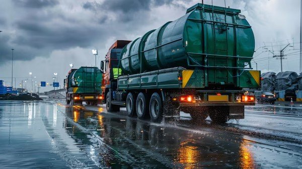 Bhopal toxic waste containers transport