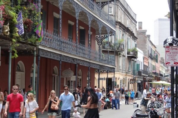 Bourbon Street New Orleans crowd