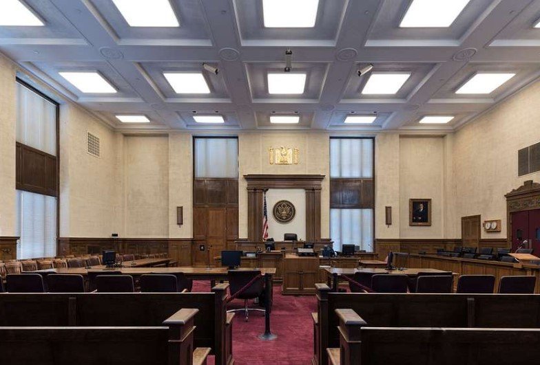 Georgia courthouse courtroom exterior