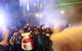 Georgia police protest rubber bullets