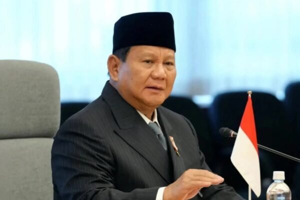 Indonesian President Prabowo Subianto