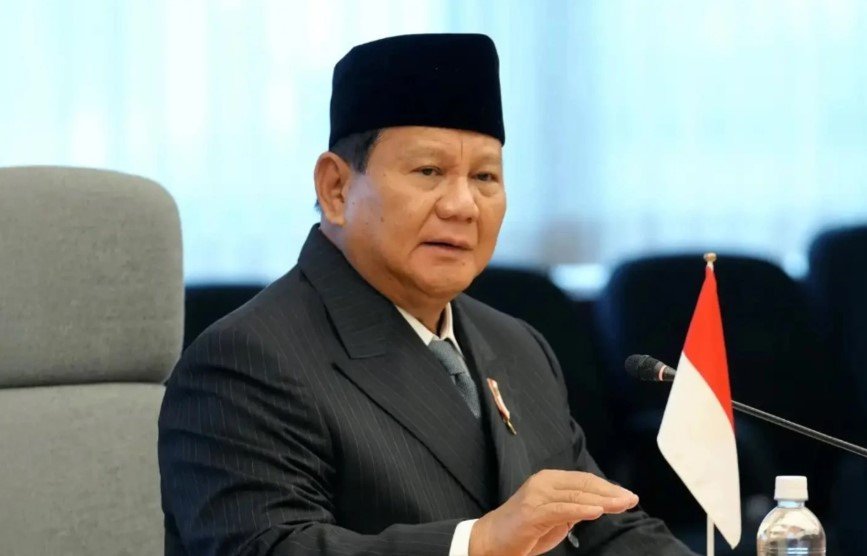 Indonesian President Prabowo Subianto