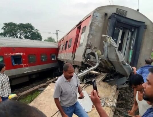 Jalgaon train accident site