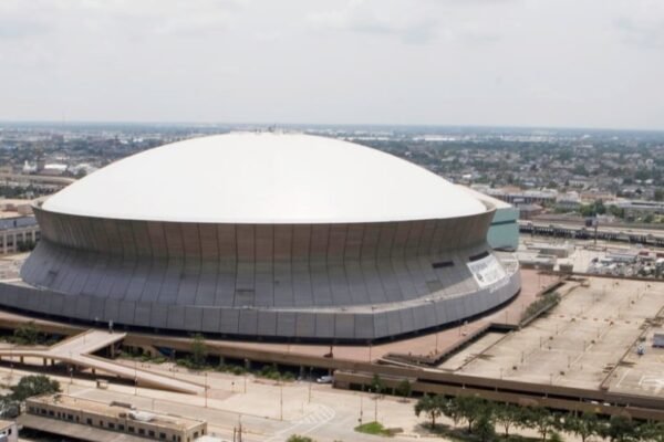 Orleans Superdome security perimeter 2025
