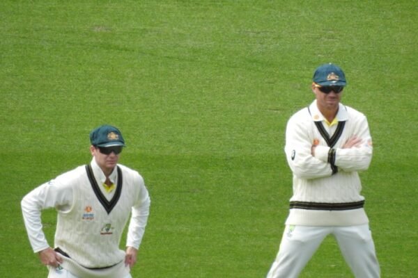 Steve Smith celebrates 10000 Test runs