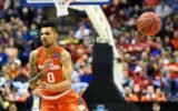 Syracuse basketball game action