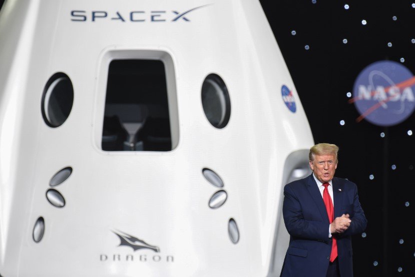 Trump NASA SpaceX