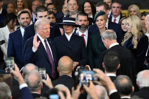 Trump inauguration ceremony