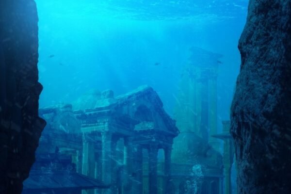 ancient sunken world beneath Earth's mantle