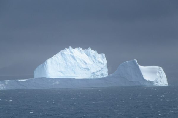 iceberg heading toward South Georgia Island