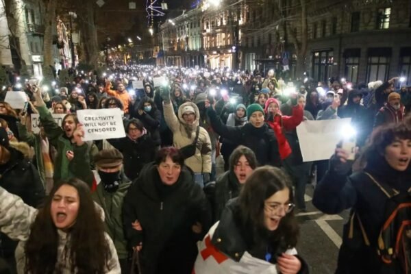 political unrest georgia protests mental health