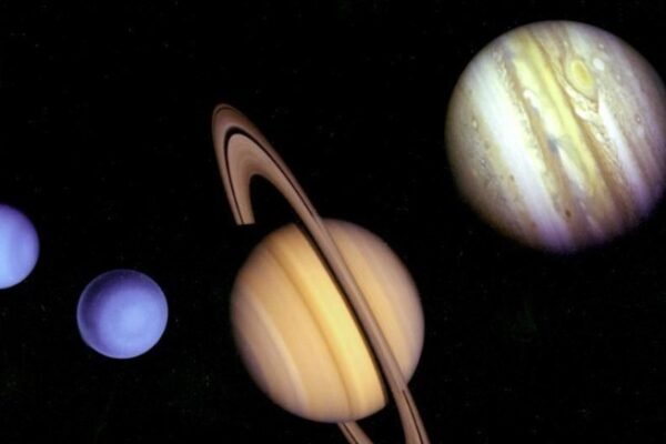 seven planet alignment sky